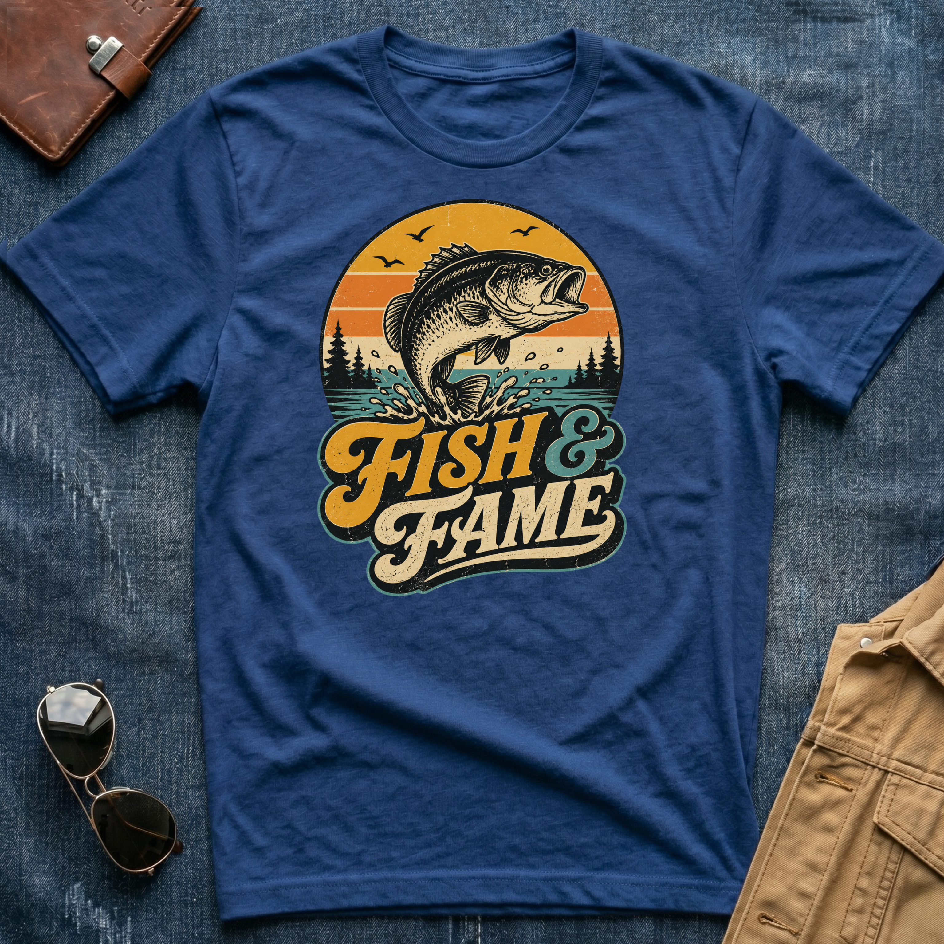 Fish And Fame Bass T Shirt