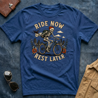 Ride Now Rest Later Bicycle T‑Shirt