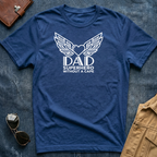 Dad Superhero White T-Shirt