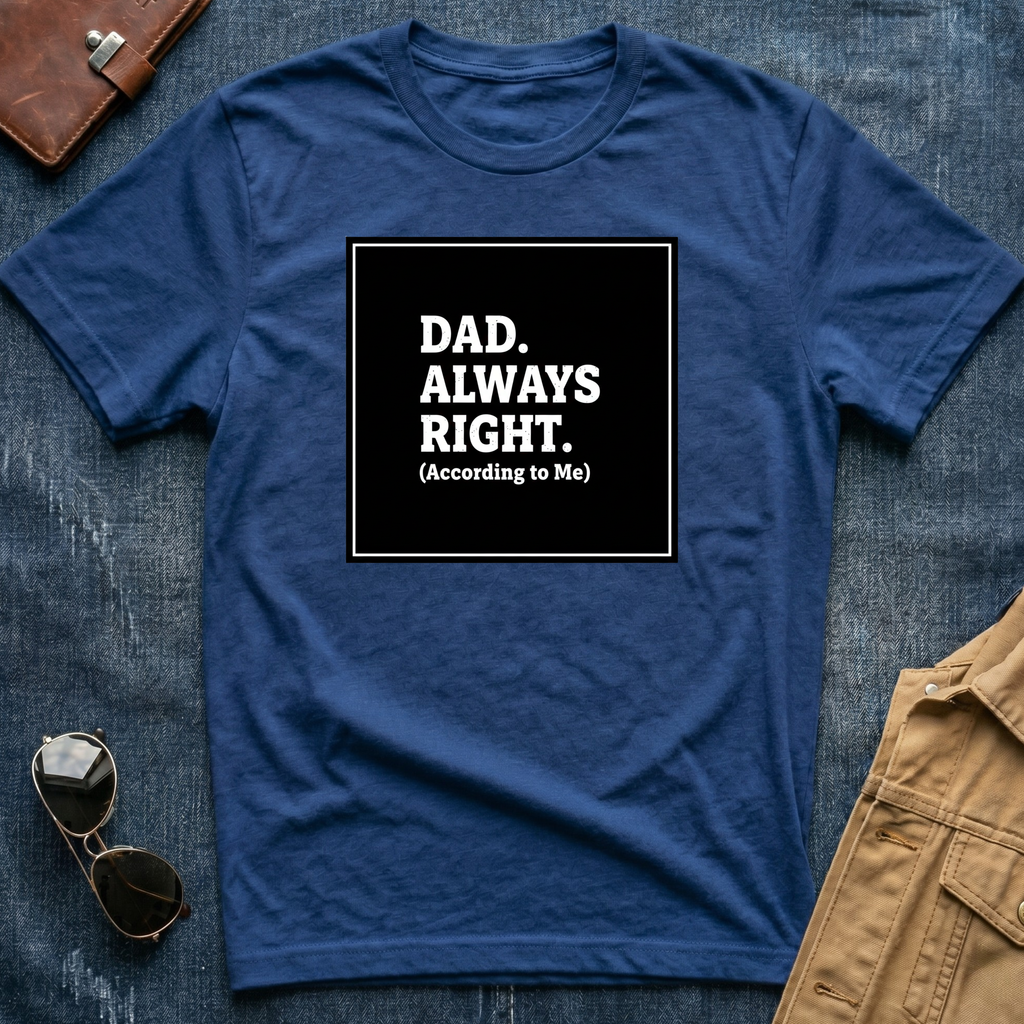 Dad Always Right T-Shirt
