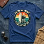Surf & Turf Living the Dad Life T-Shirt