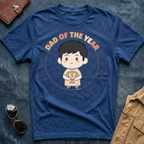 Dad of the Year Black T-Shirt