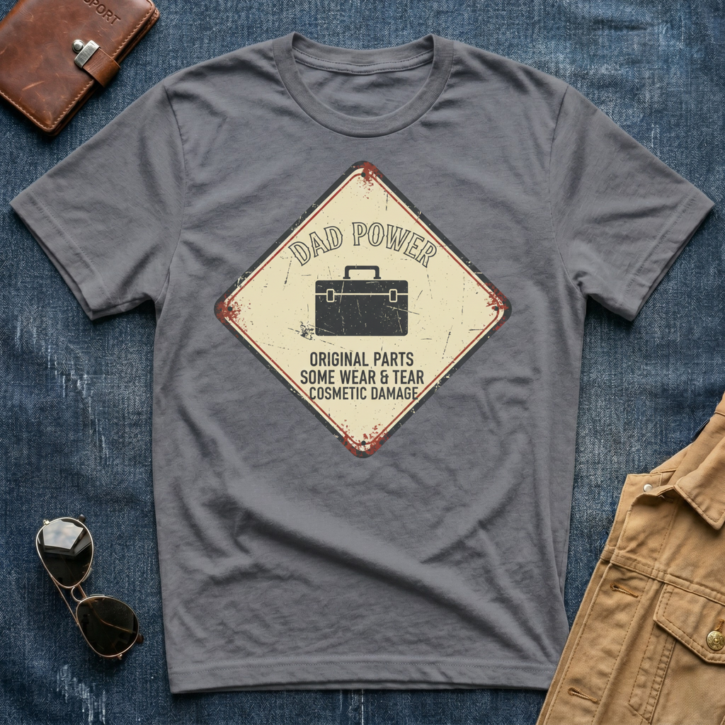 Dad Power Original Parts T Shirt