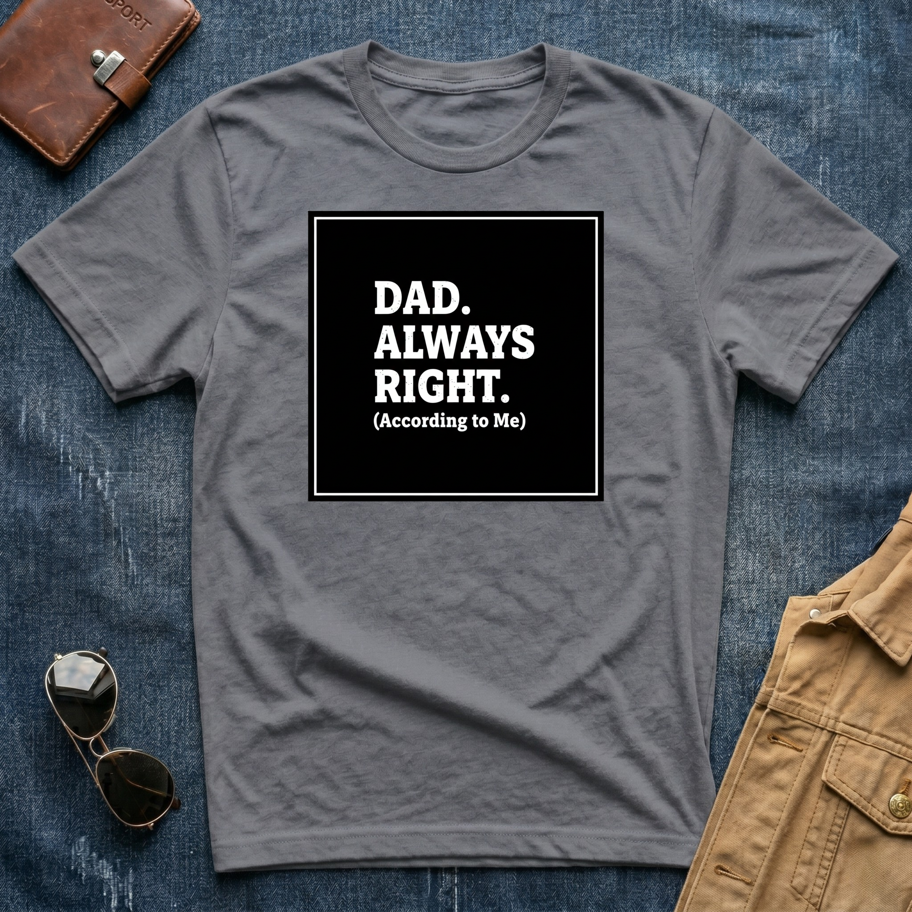 Dad Always Right T-Shirt
