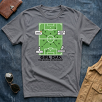 Girl Dad The Sideline Strategist T Shirt