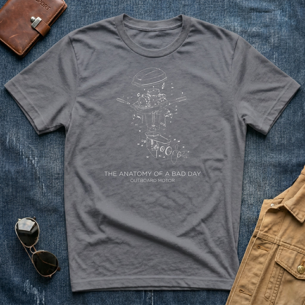 The Anatomy of a Bad Day Outboard T Shirt