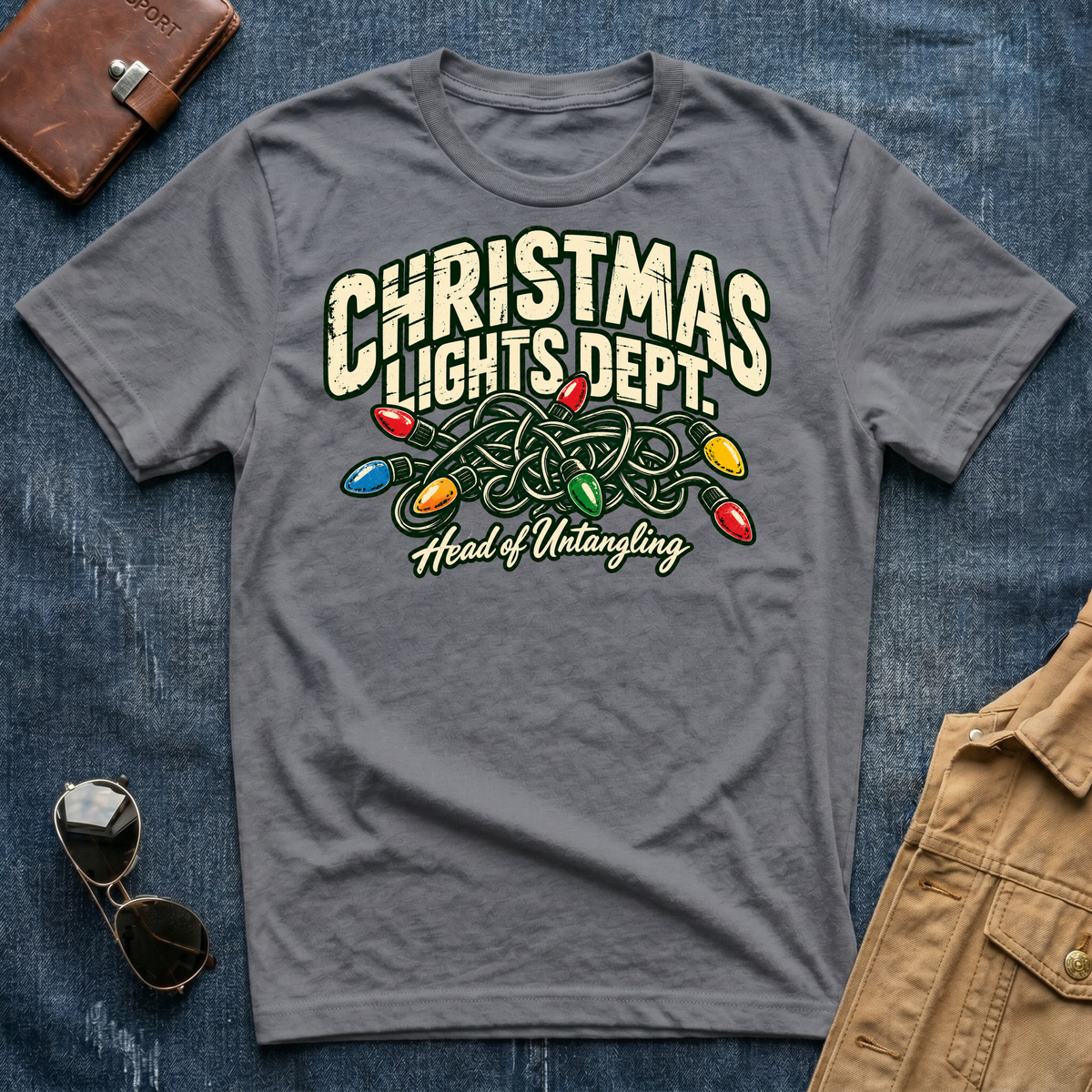 Christmas Lights Dept Untangle T-Shirt