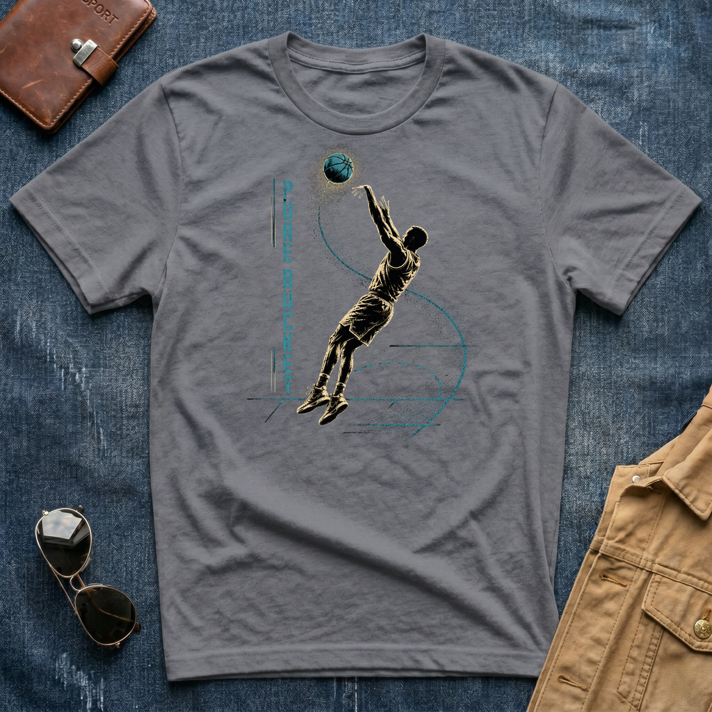 Pure Bucket Basketball T Shirt