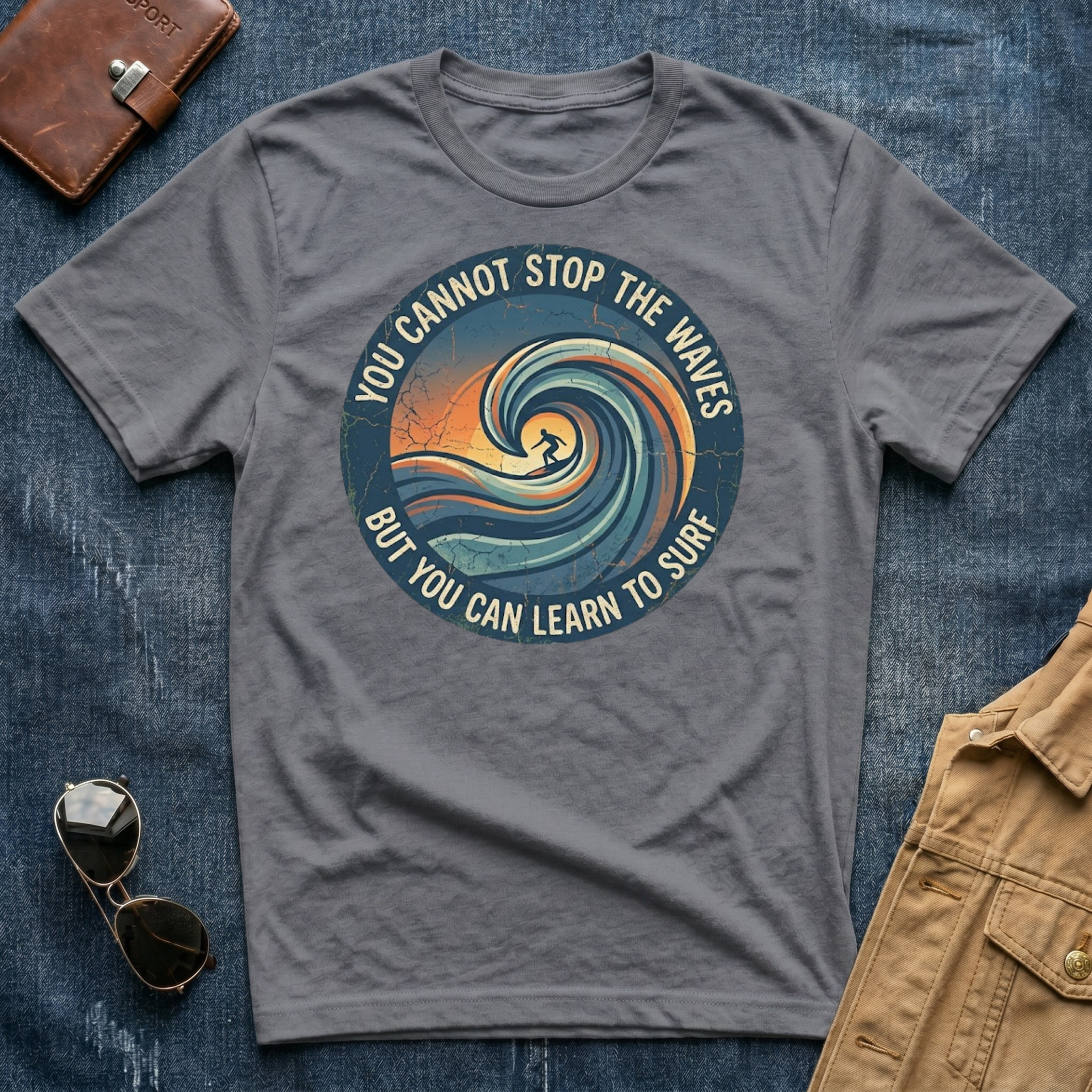 You Cannot Stop the Waves T Shirt