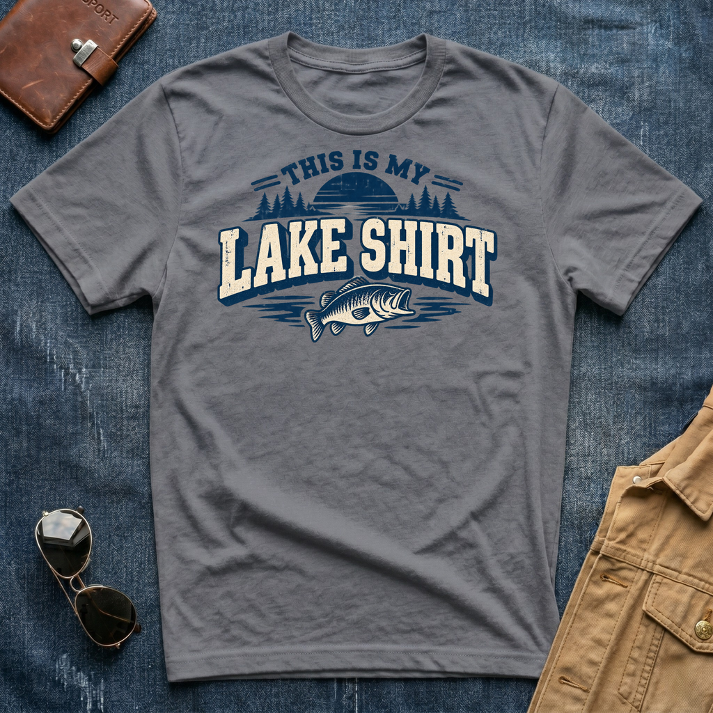 This Is My Lake Shirt Bass T Shirt
