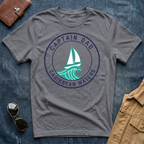 Captain Dad Caribbean Waters Blue T-Shirt