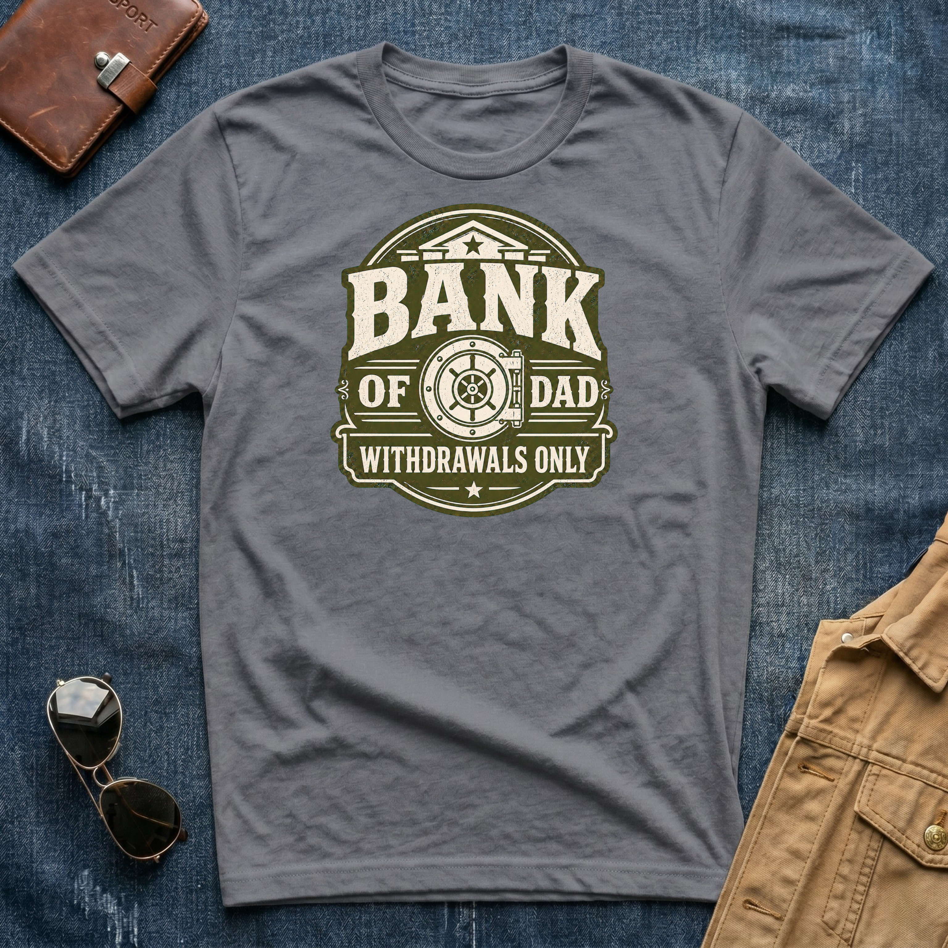 Bank of Dad Withdrawals Only T-Shirt
