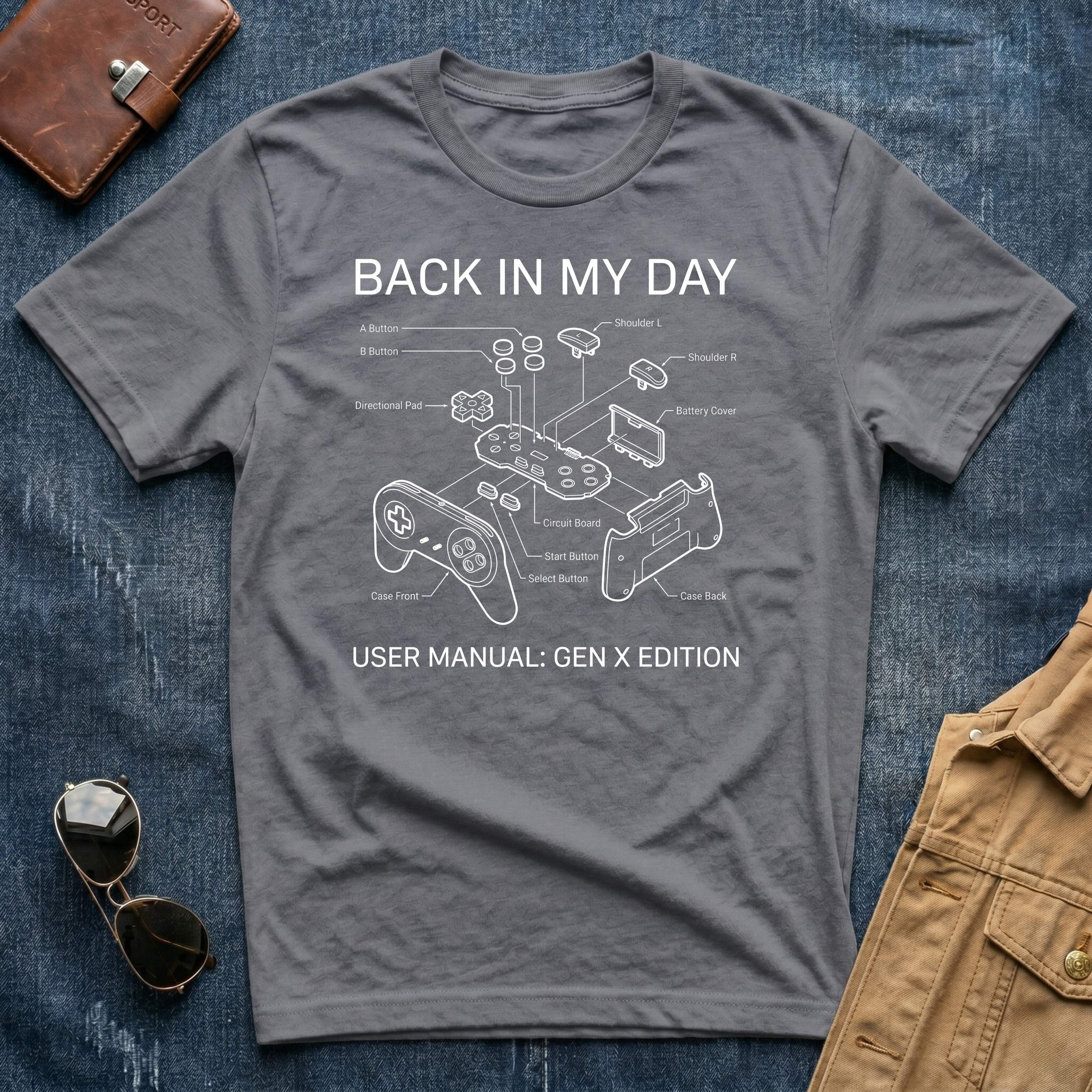 Back In My Day User Manual T Shirt