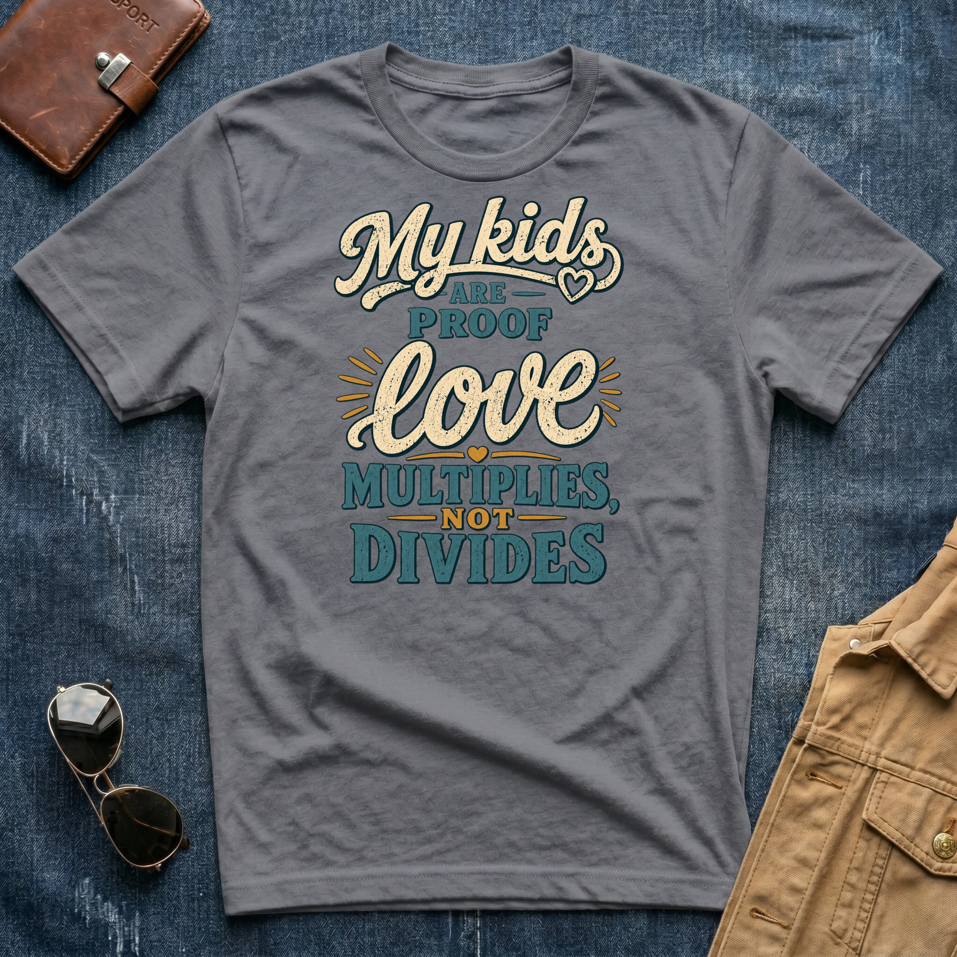 My Kids Are Proof Love Multiplies T Shirt