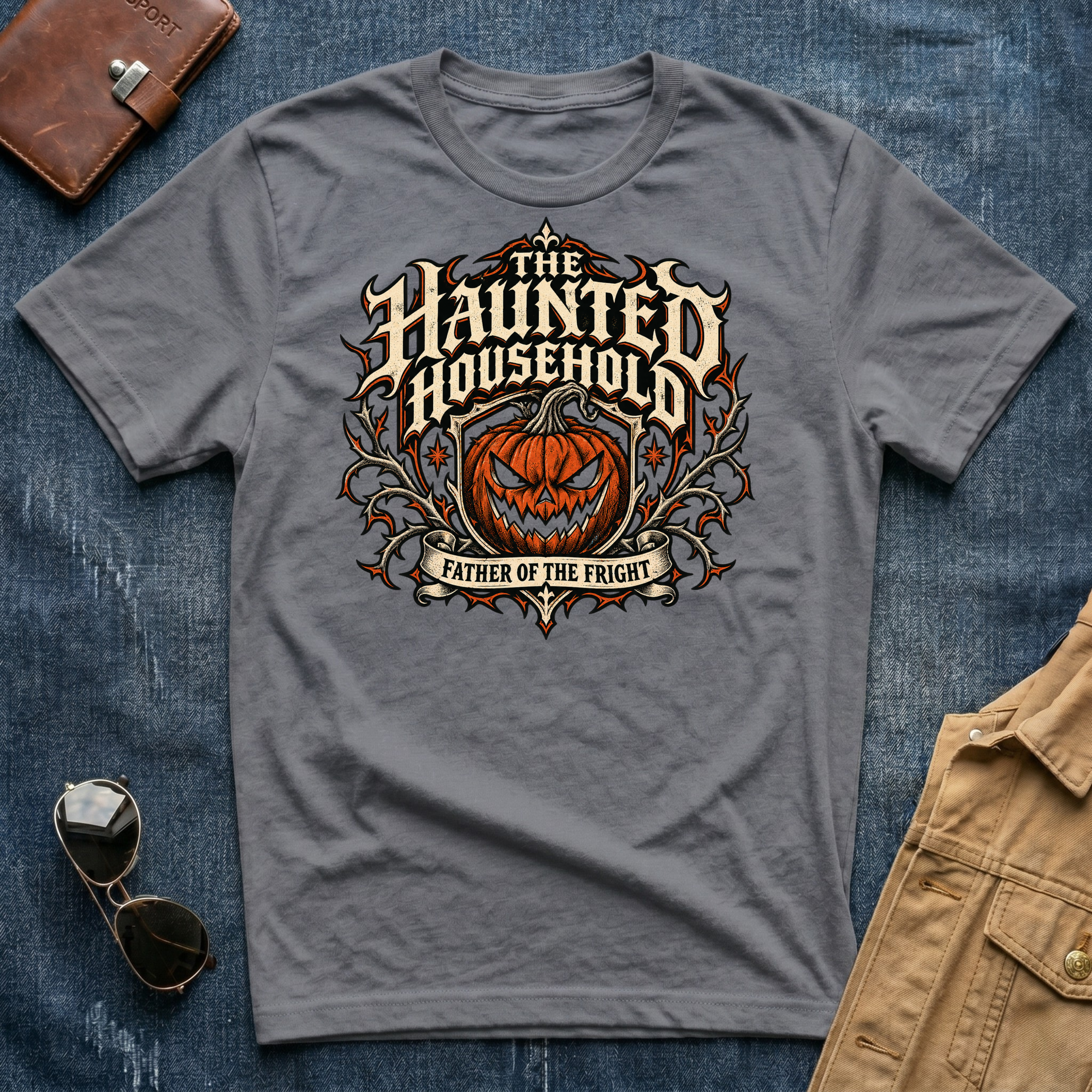 The Haunted Household Pumpkin T-Shirt