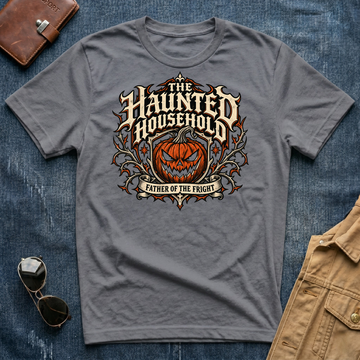 The Haunted Household Pumpkin T-Shirt
