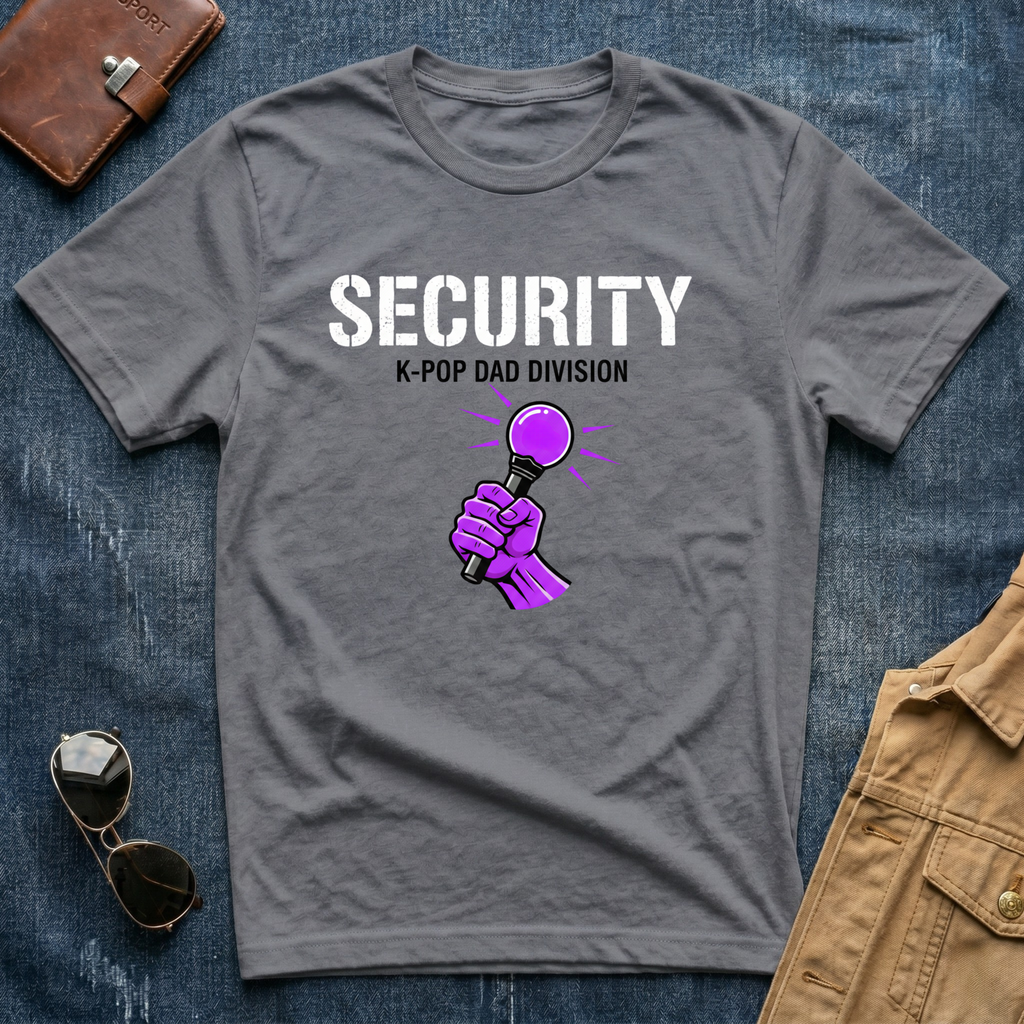 Security K-Pop Dad Division T-Shirt