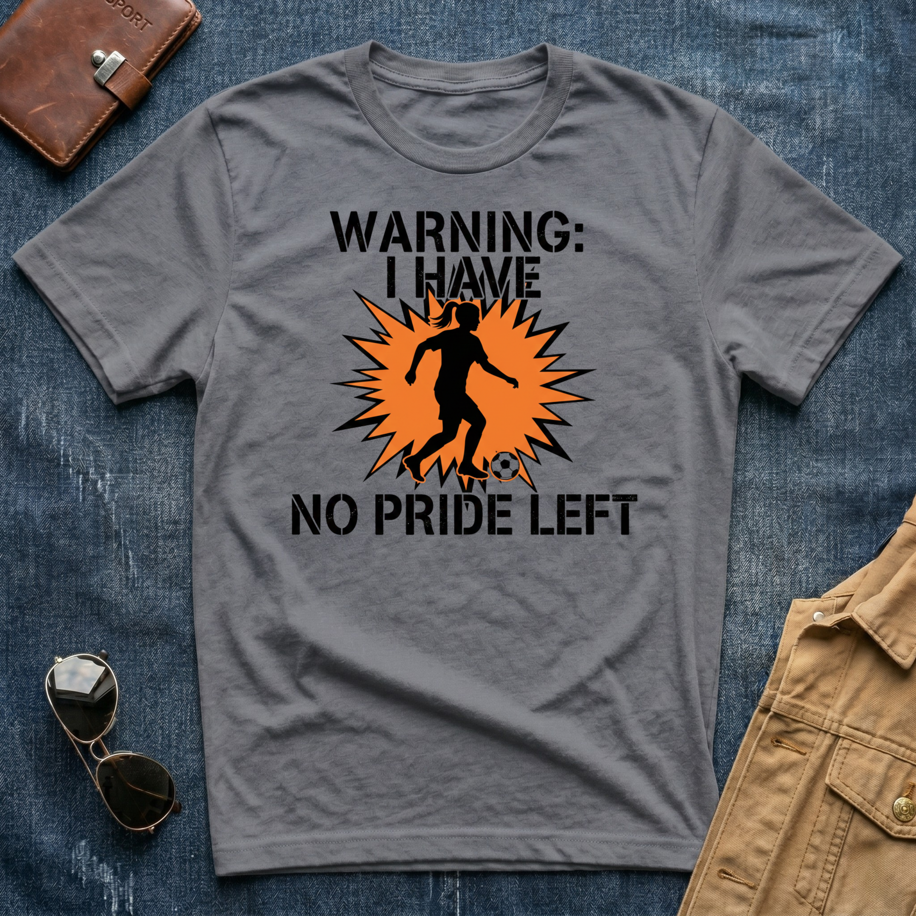 Warning: I Have No Pride Left t shirt