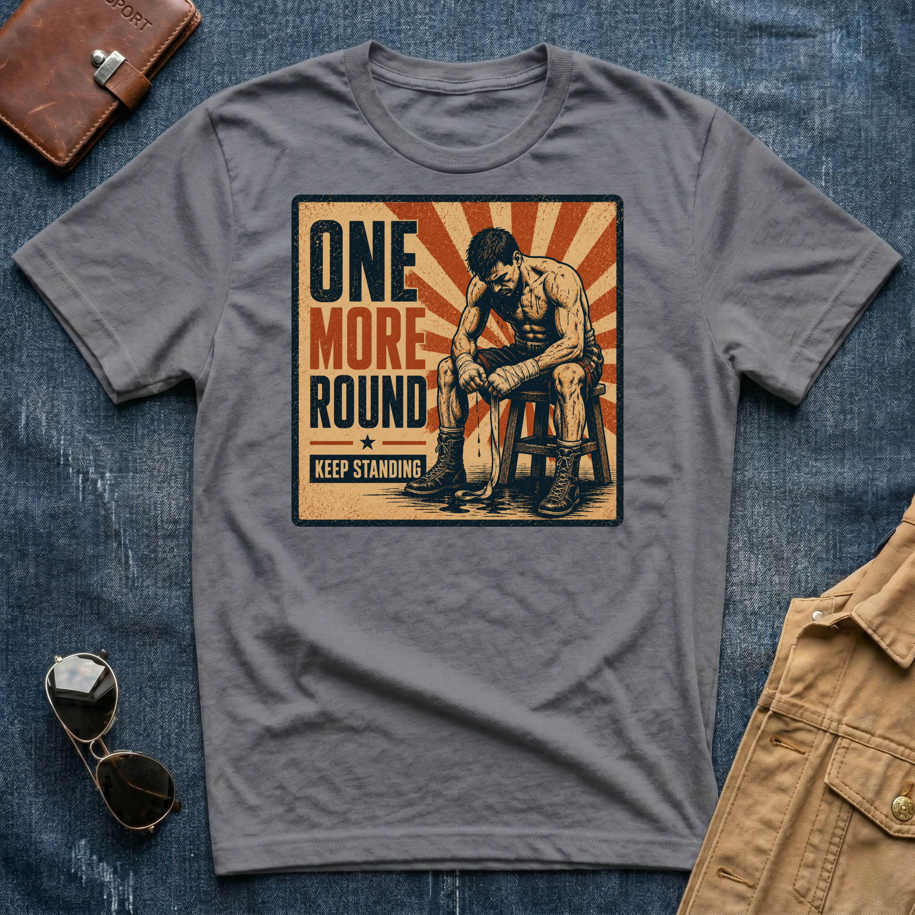 One More Round Boxing T-Shirt