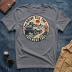Drive Till The Pavement Ends Skeleton T‑Shirt