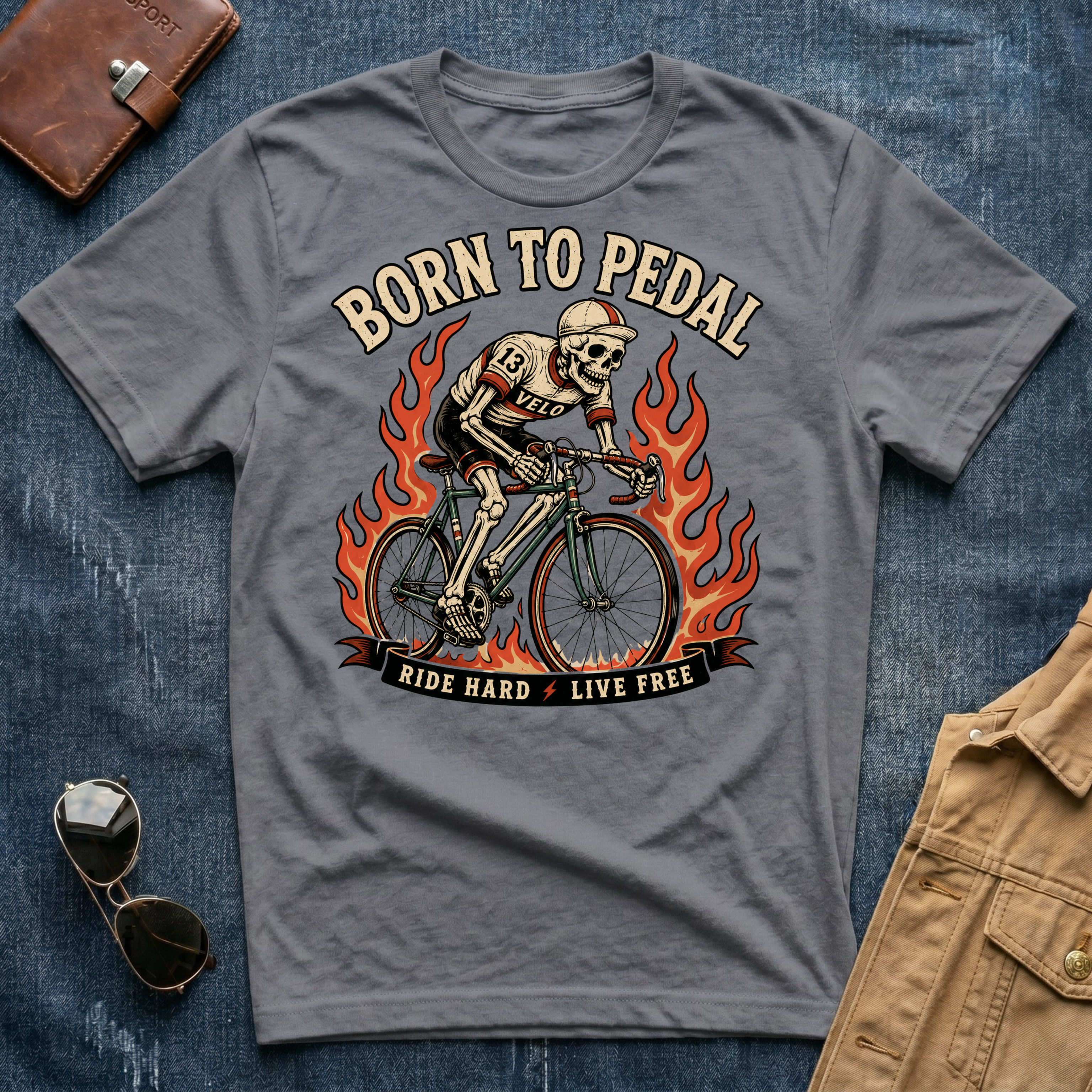 Born to Pedal Bicycle T-Shirt