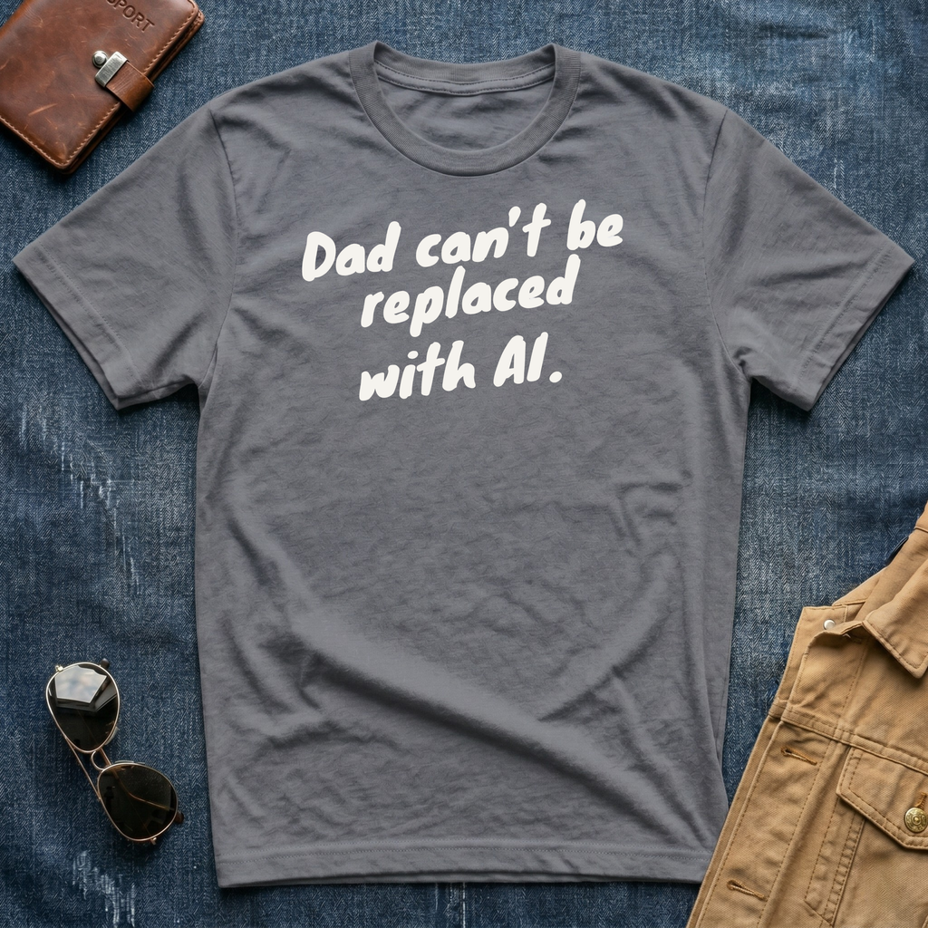 Dad Can't Be Replaced With AI T‑Shirt