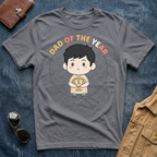 Dad of the Year Black T-Shirt