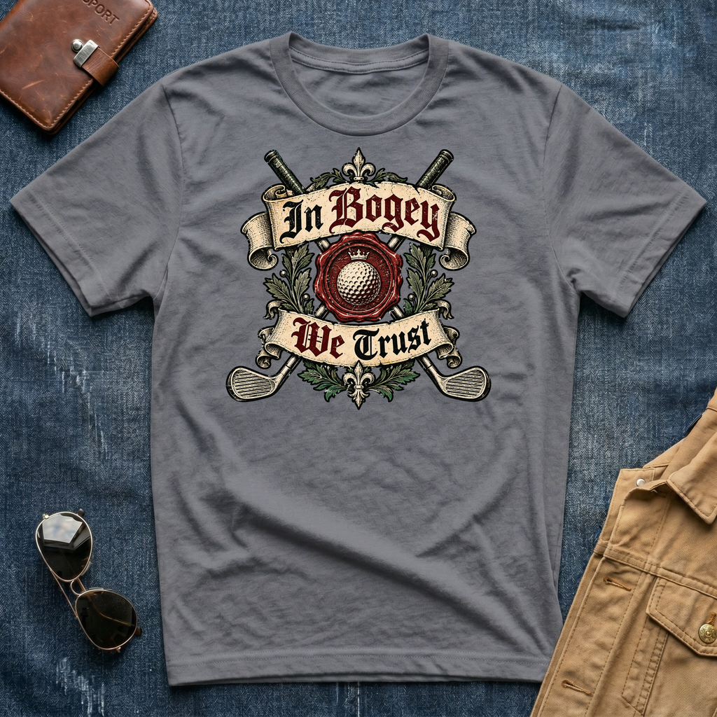 In Bogey We Trust T Shirt