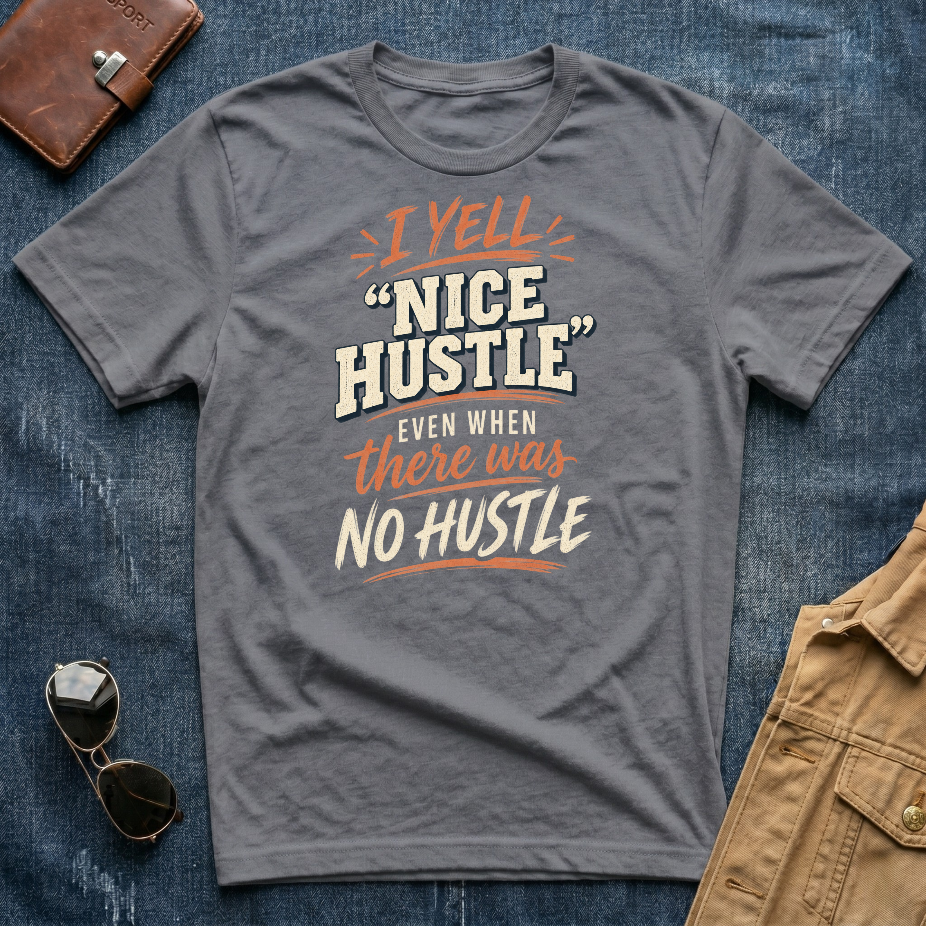 I Yell "Nice Hustle" Even When There Was No Hustle T Shirt