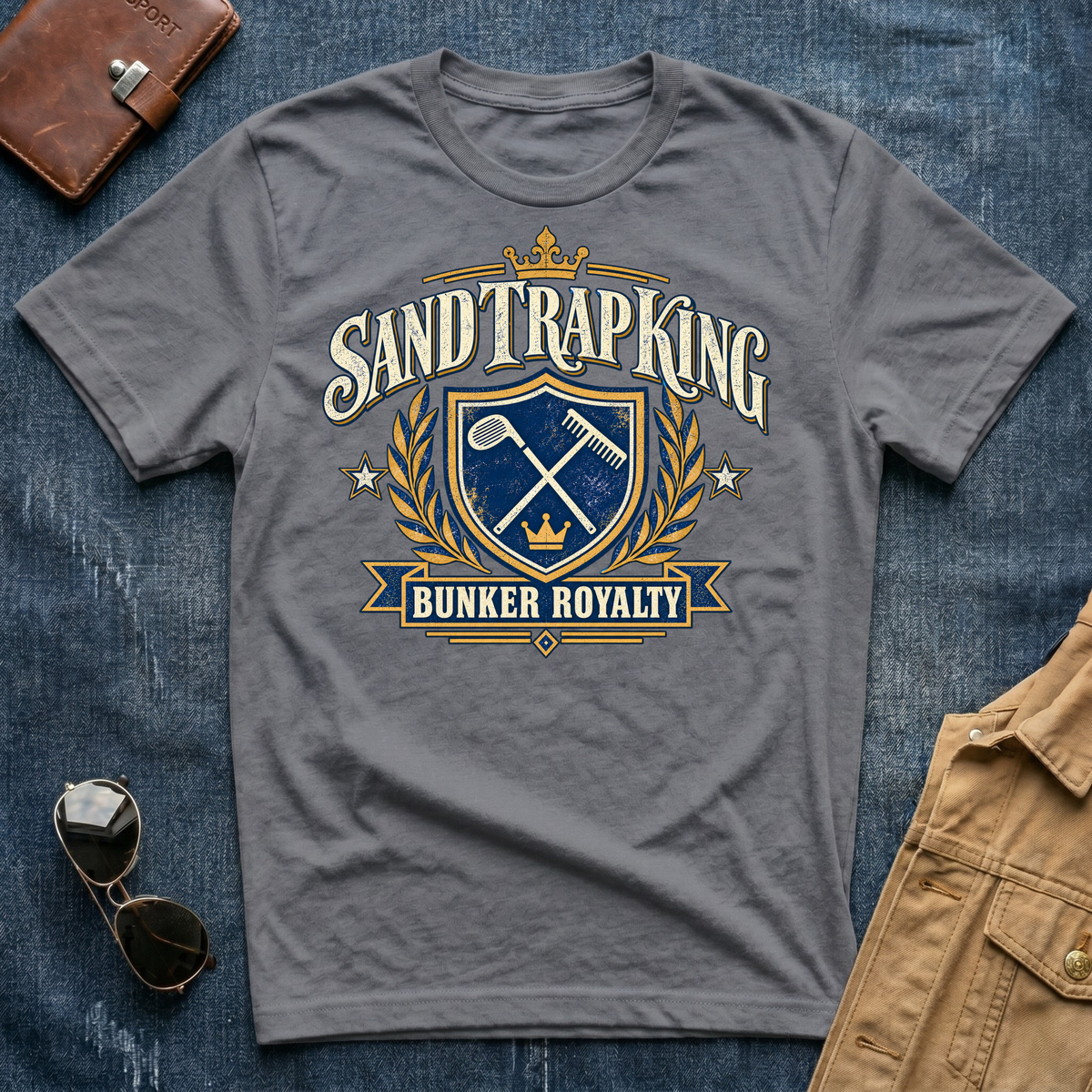 Sand Trap King Golf T-Shirt