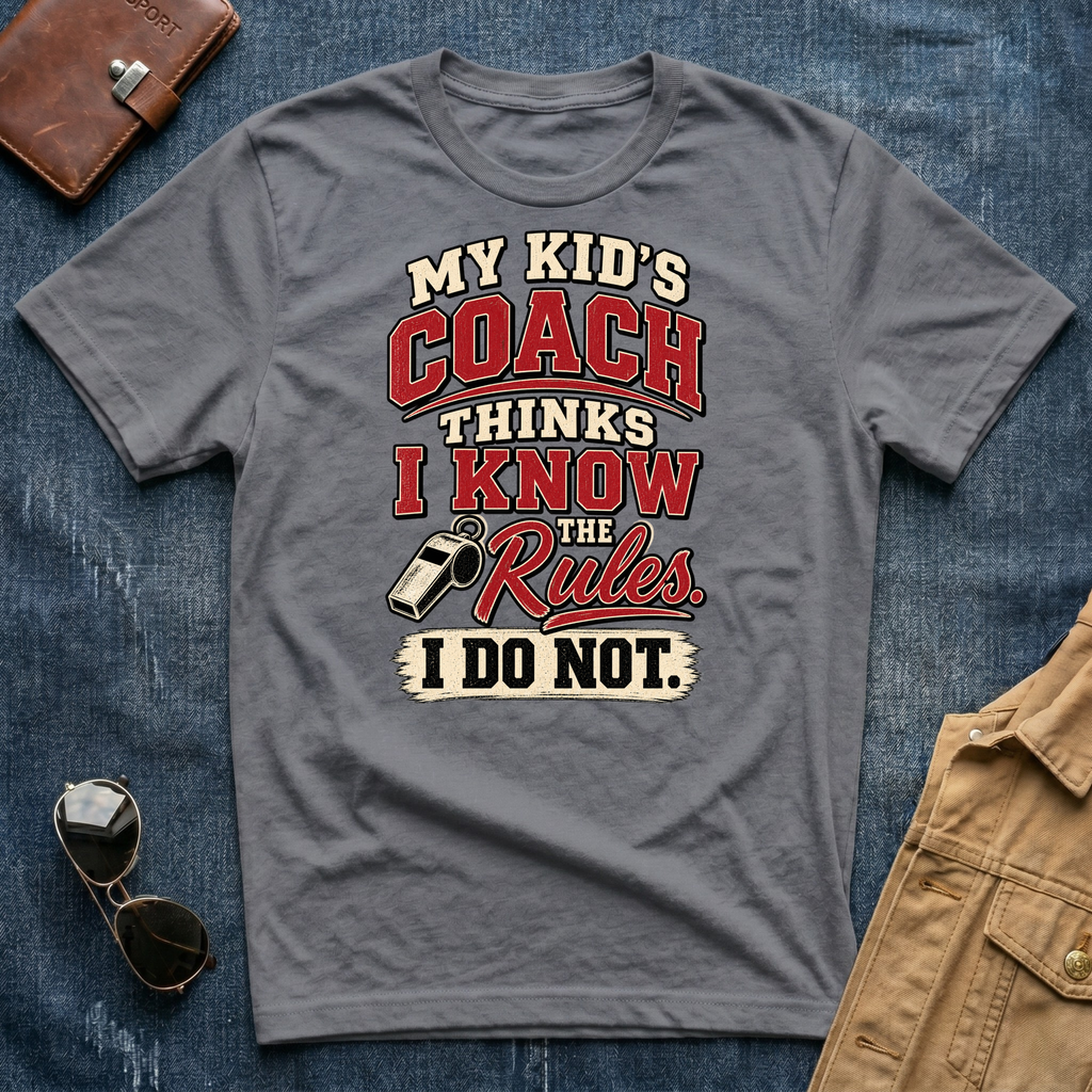 My Kid's Coach Thinks I Know the Rules T Shirt
