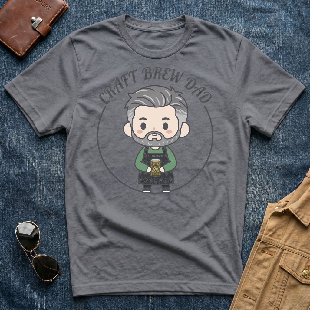 Anime Craft Brew Dad T-Shirt