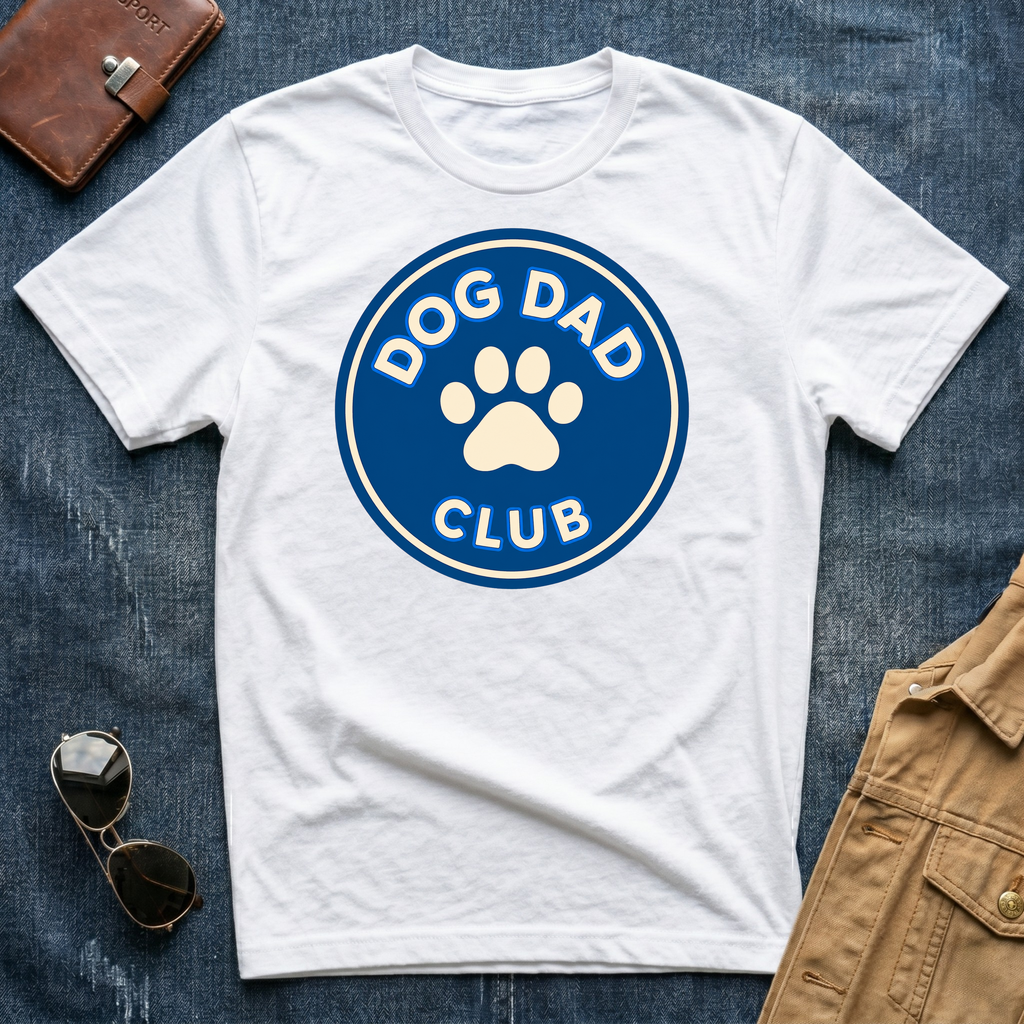 Dog Dad Club Blue T-Shirt