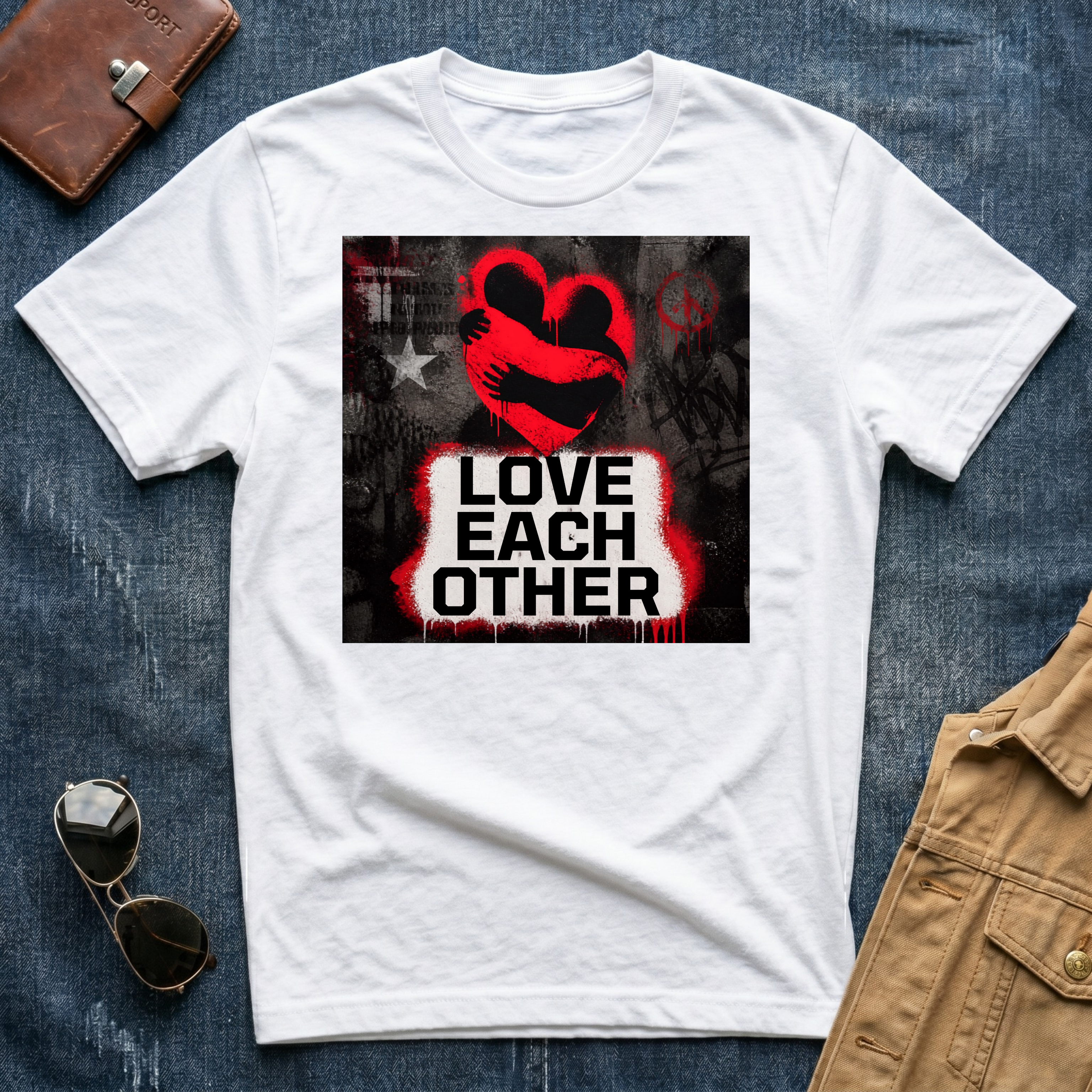 Love Each Other Heart T-Shirt