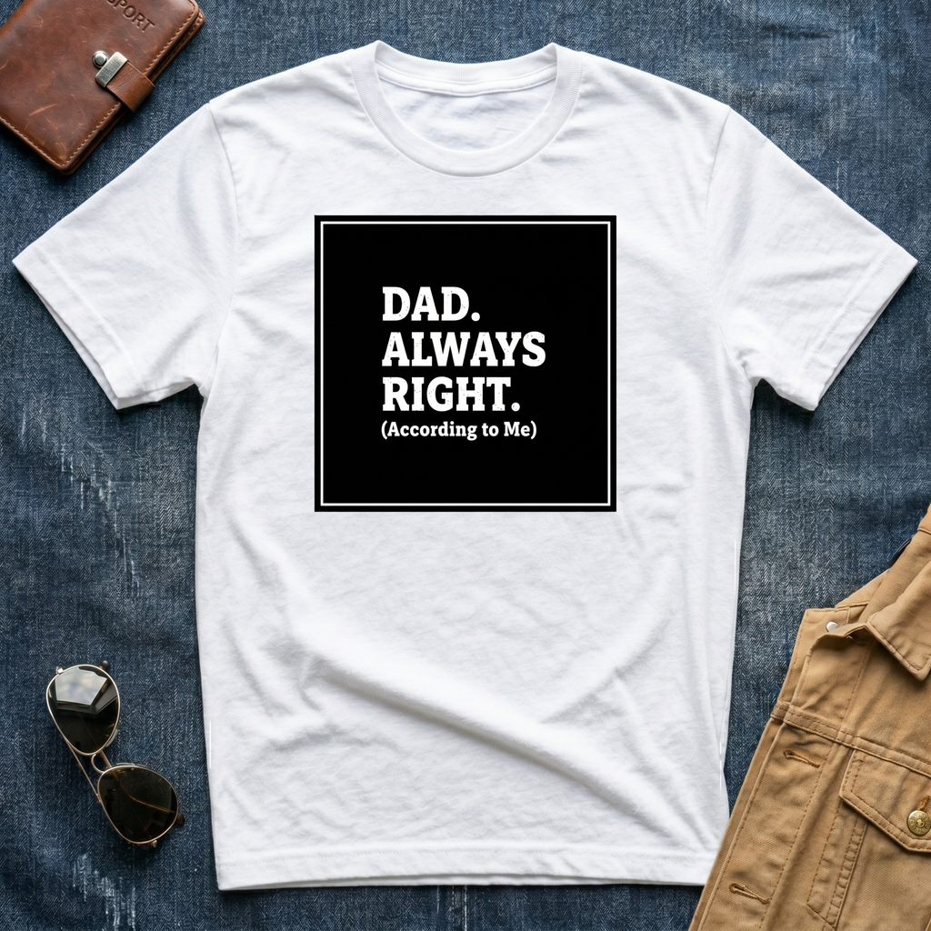 Dad Always Right T-Shirt
