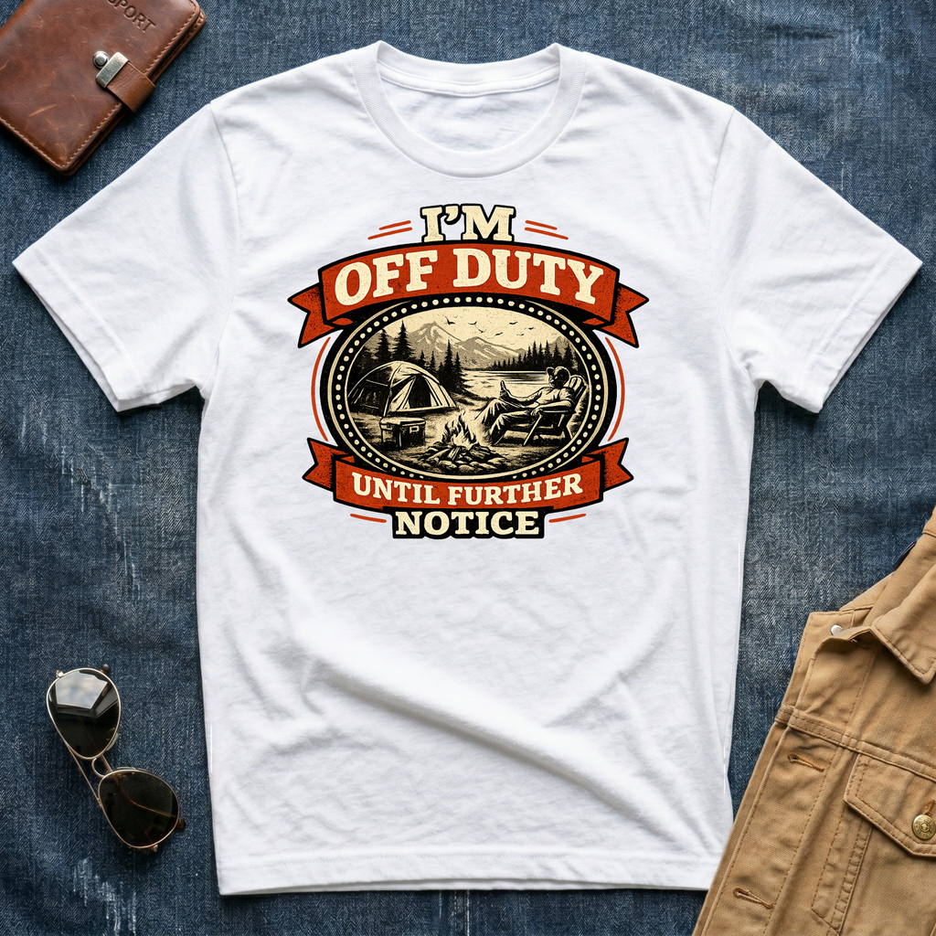 I'm Off Duty Until Further Notice T Shirt