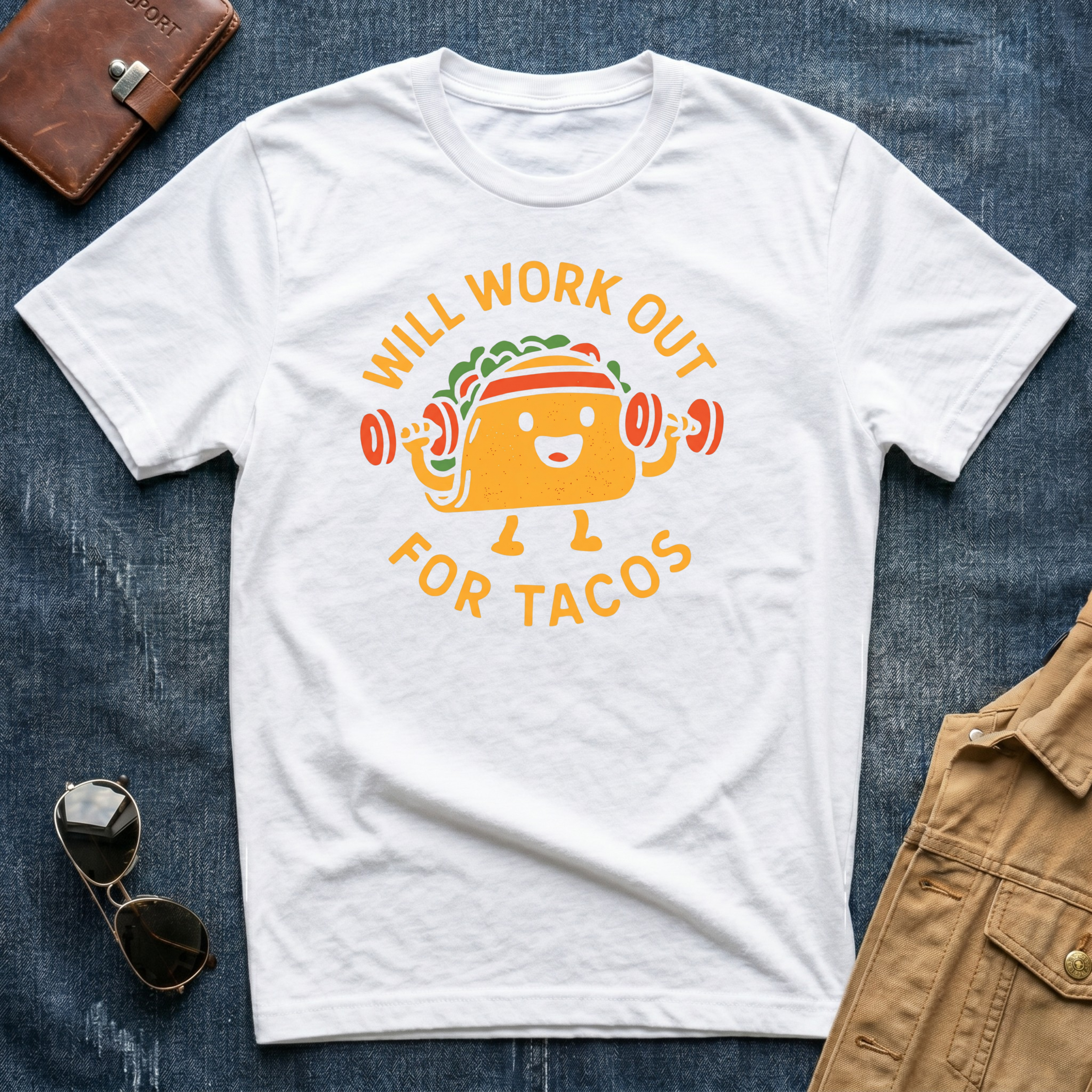 Will Workout For Tacos T-Shirt
