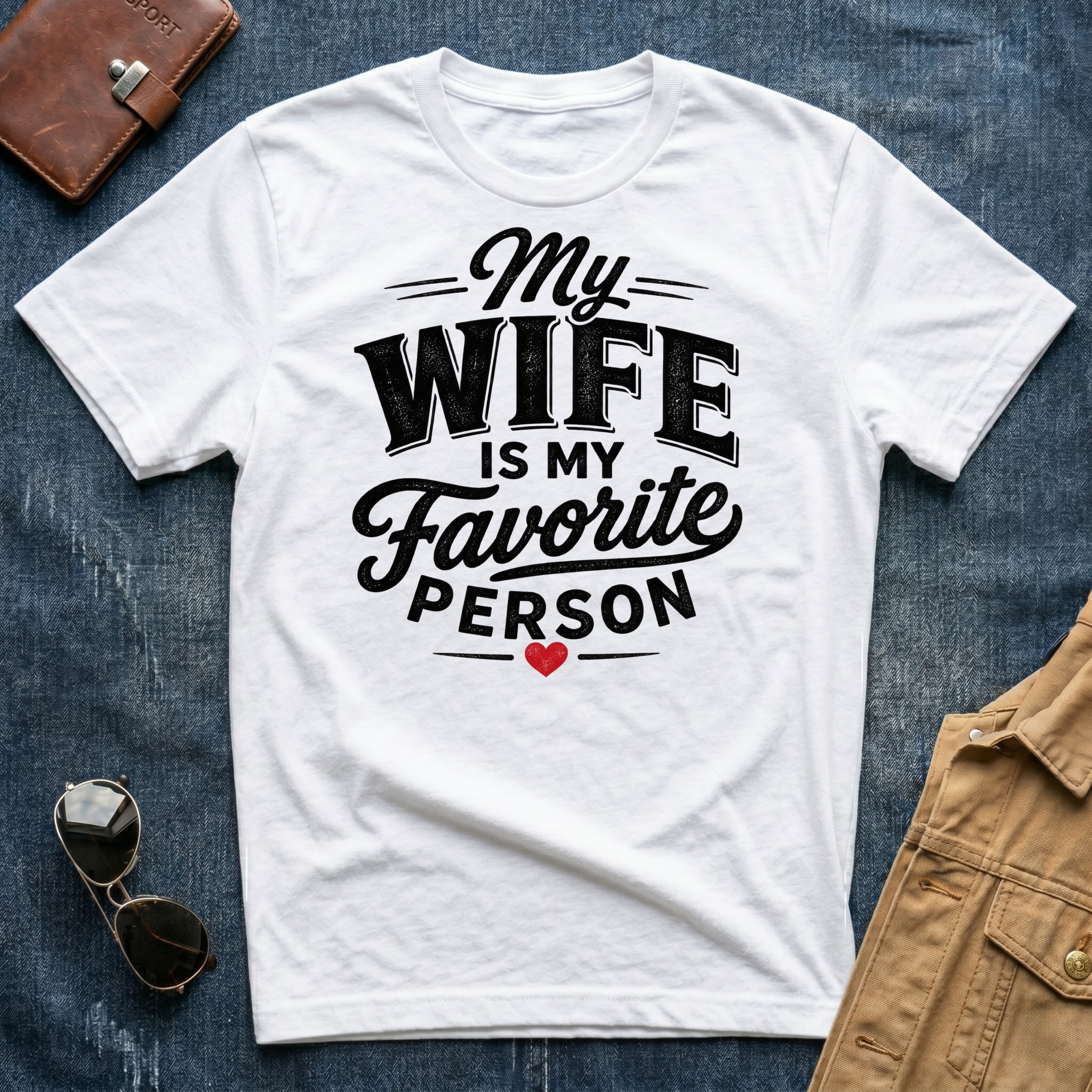 Wife Is My Favorite Person T‑Shirt