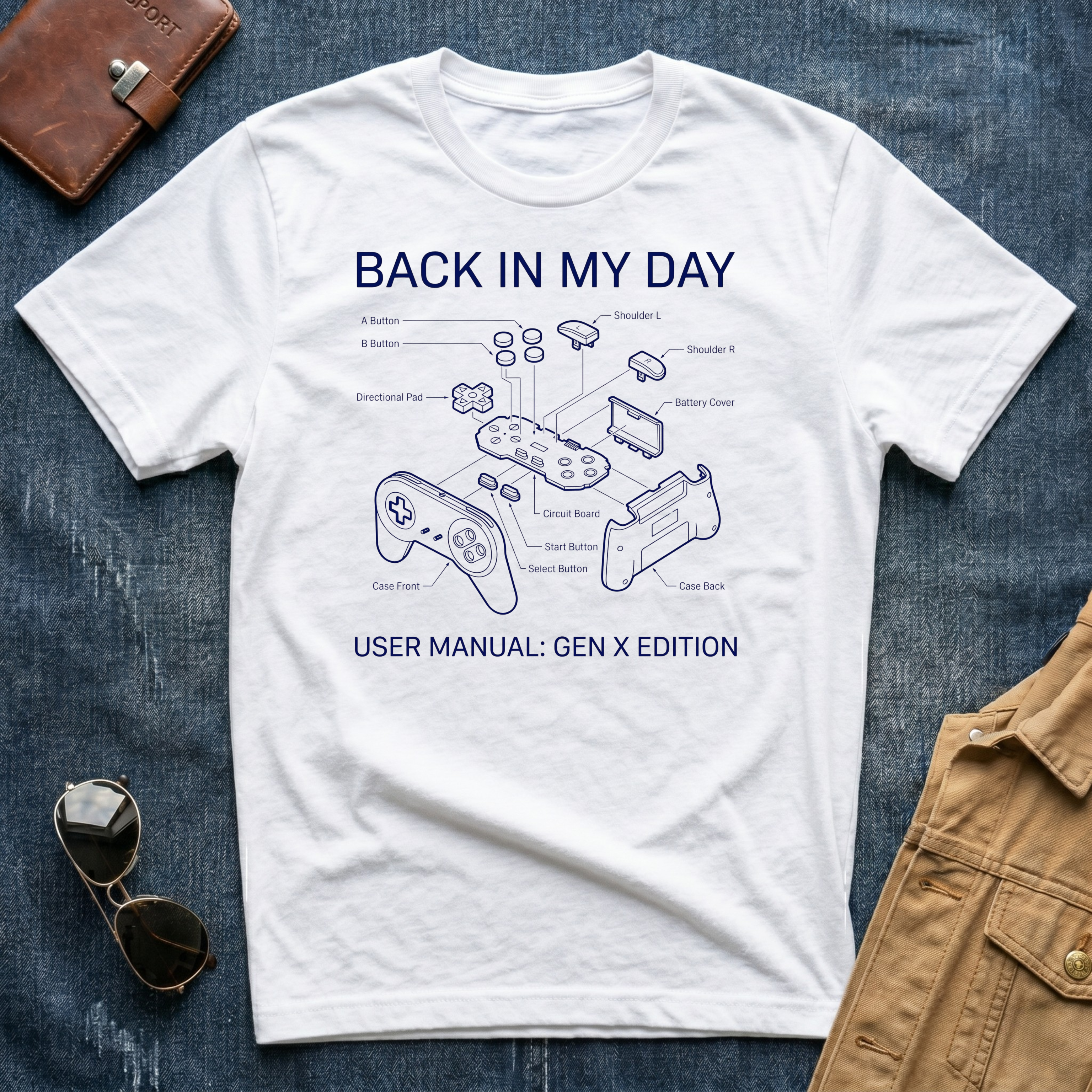 Back In My Day User Manual T Shirt