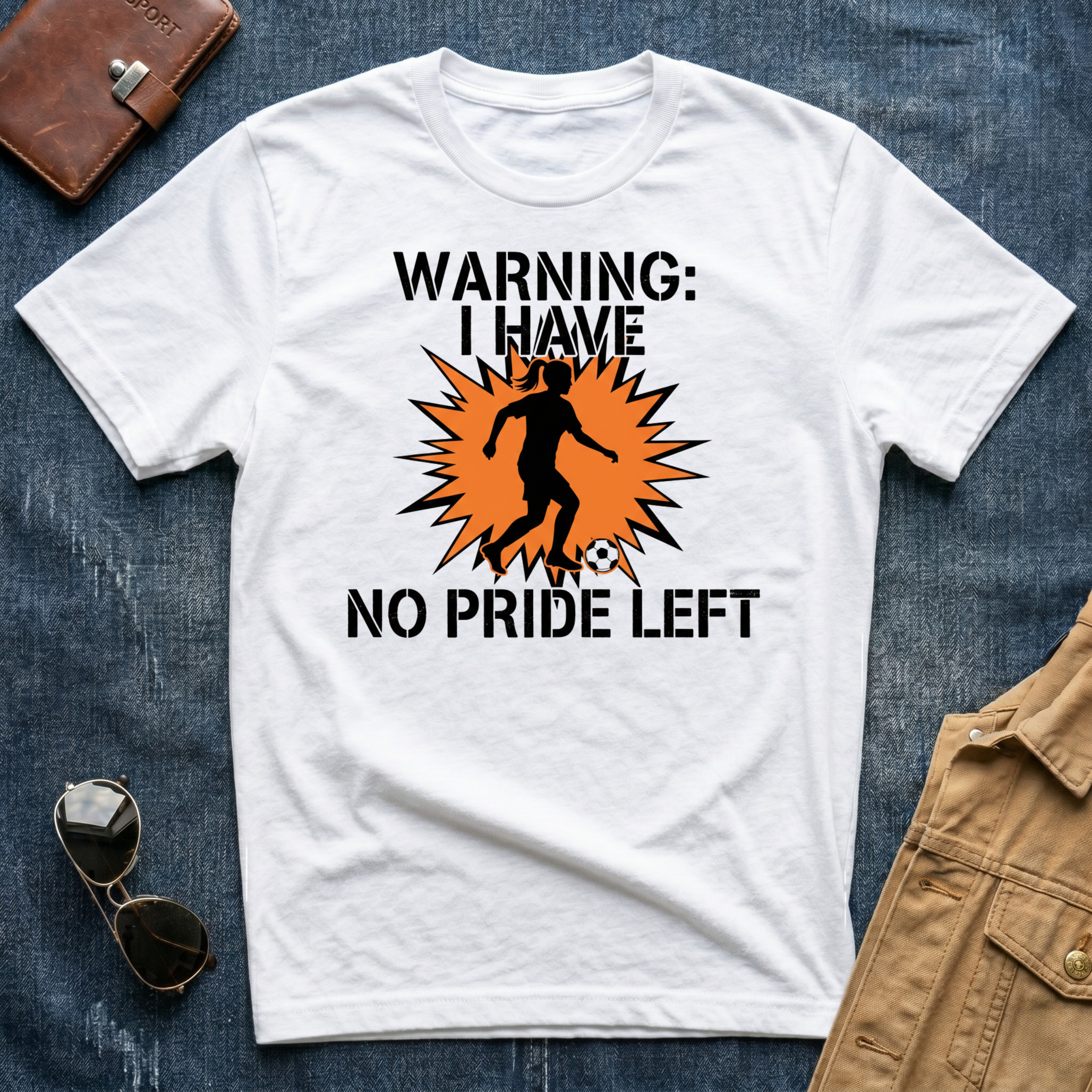 Warning: I Have No Pride Left t shirt