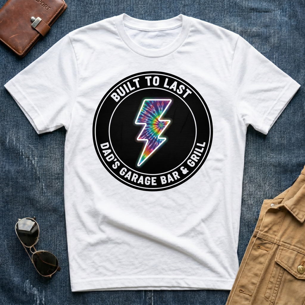 Built to Last Dad’s Garage Bar And Grill T Shirt
