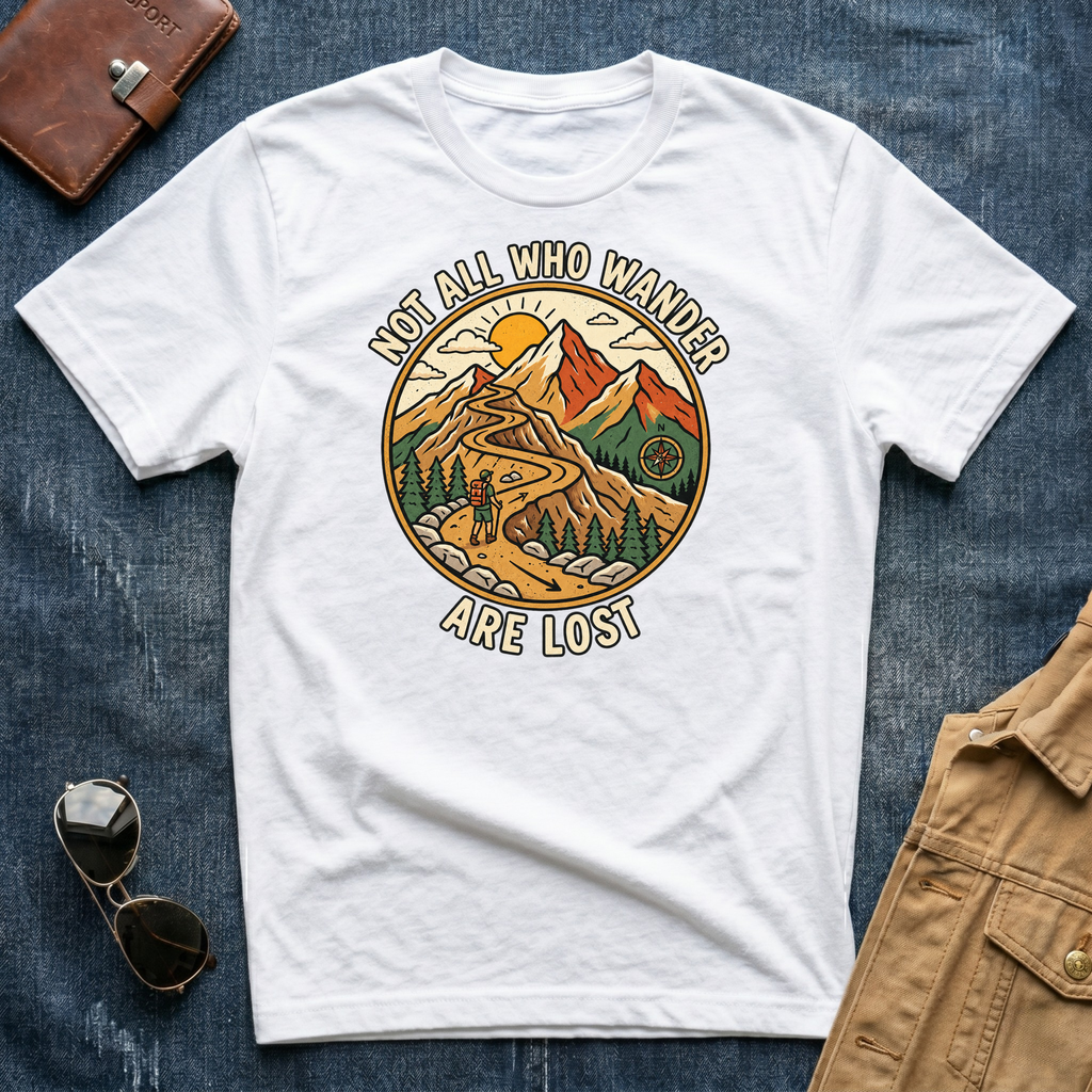 Not All Who Wander Are Lost T Shirt