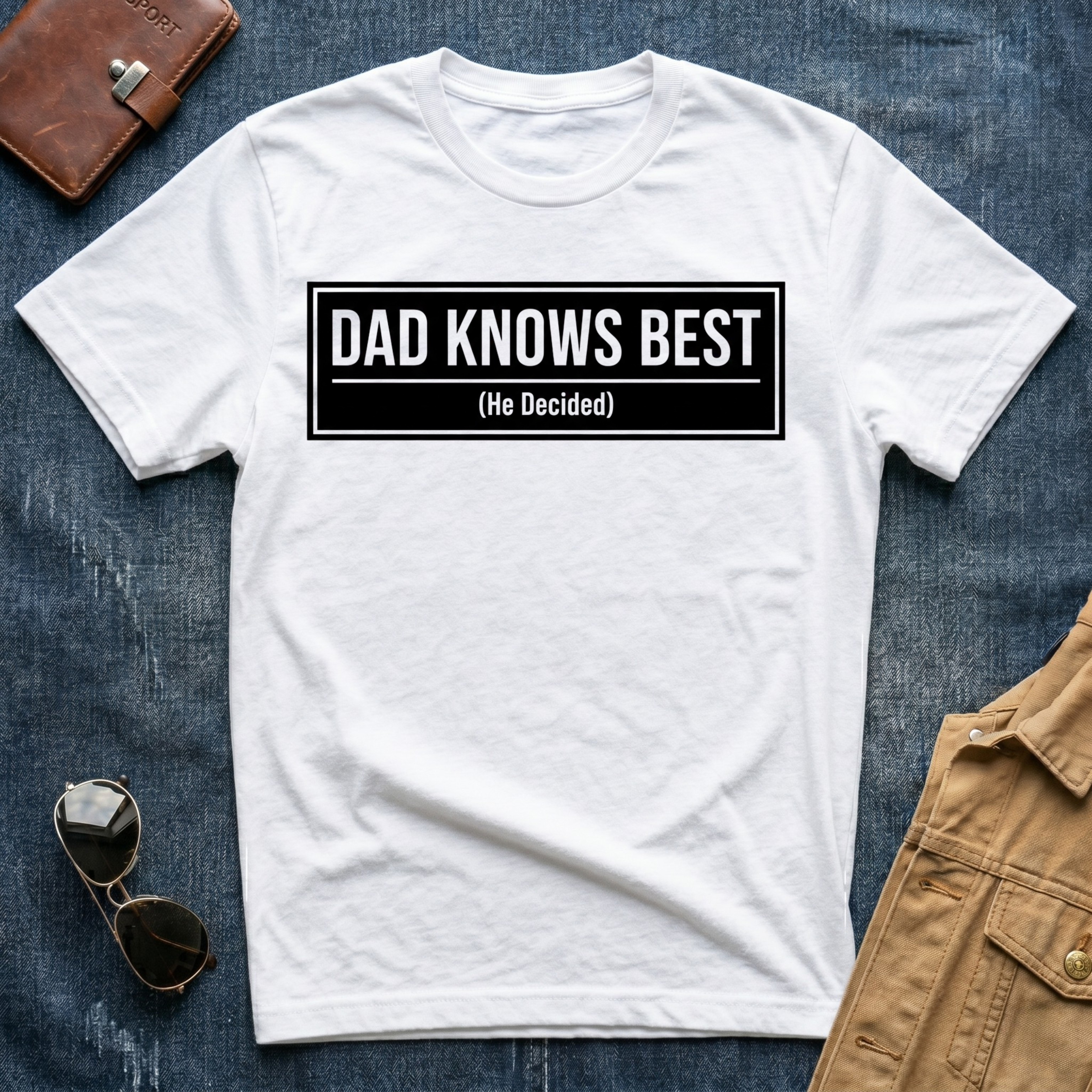 Dad Knows Best He Decided T Shirt