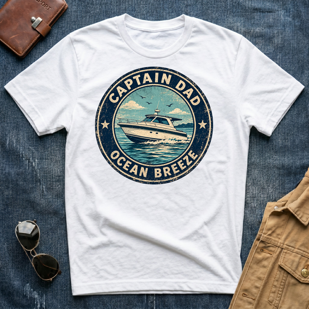 Captain Dad Ocean Breeze T‑Shirt