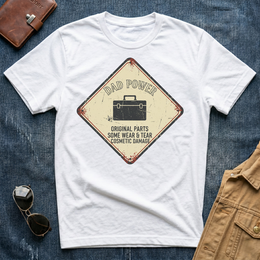 Dad Power Original Parts T Shirt