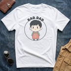 Rad Dad Anime Black Hair T Shirt