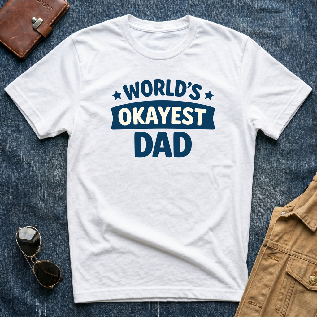 World's Okayest Dad T-Shirt