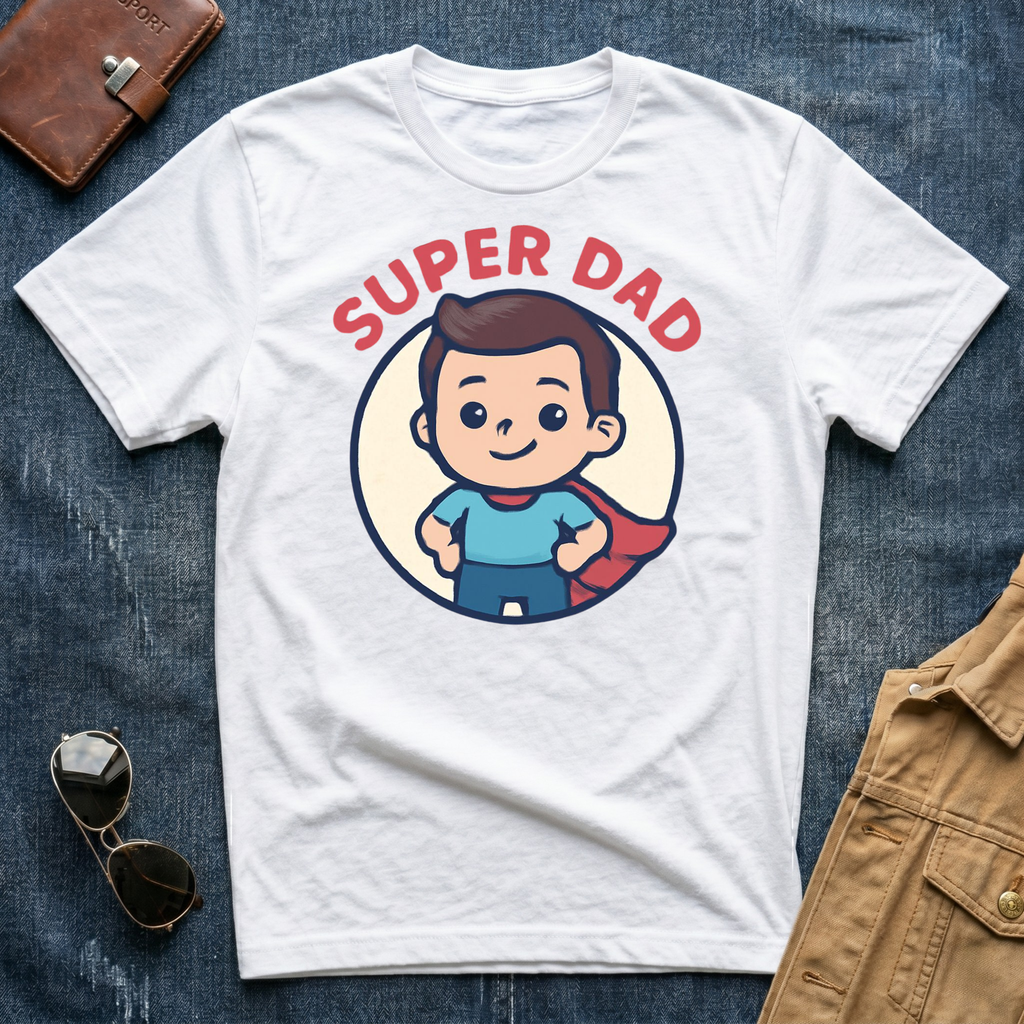 Anime Super Dad Brown T-Shirt