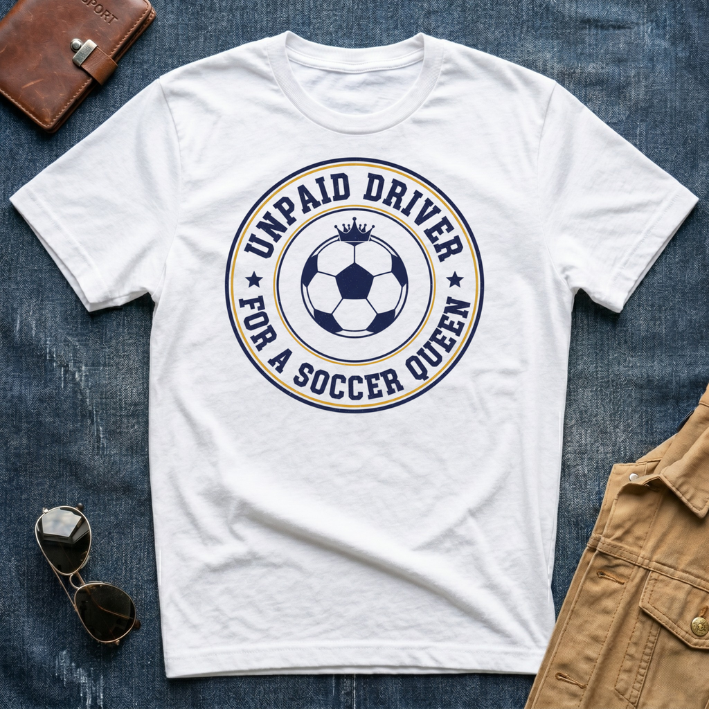 Unpaid Driver For A Soccer Queen T-Shirt