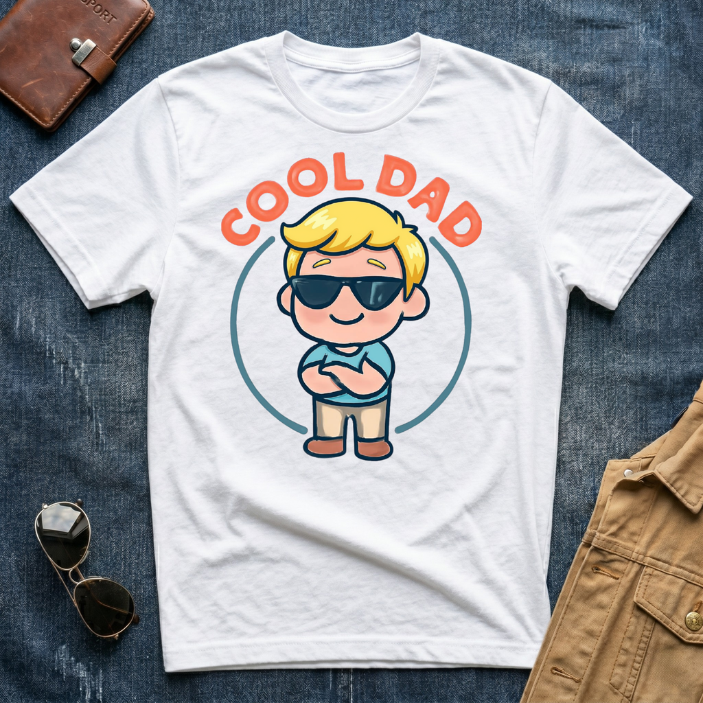 Anime Cool Dad Blond T-Shirt